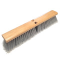 24" Commercial and industrial high quality stiff Bassine Natural Fiber Beech Wood Push Broom